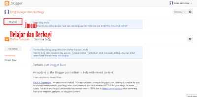 Cara Membuat Blog di Blogger Sebelum saya membahas bagaimana cara menciptakan blog di blogger Cara Membuat Blog di Blogger