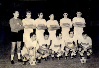 ELCHE C. F. - Elche, Alicante, España - Temporada 1968-69 - Araquistain, Ballester, Iborra, Canós, Ciriaco, Llompart; Serena, Lezcano, Vavá, Asensi y García - ELCHE C. F. 4 (Serena, García, Vavá y Asensi) CÓRDOBA C. F. 1 (Arana) - 15/09/1968 - Liga de 1ª División, jornada 1 - Elche, Alicante, estadio de Altabix