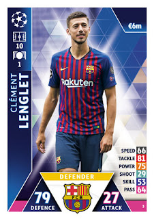 Match Attax UEFA Champions League 2018 2019 FC Barcelona Set