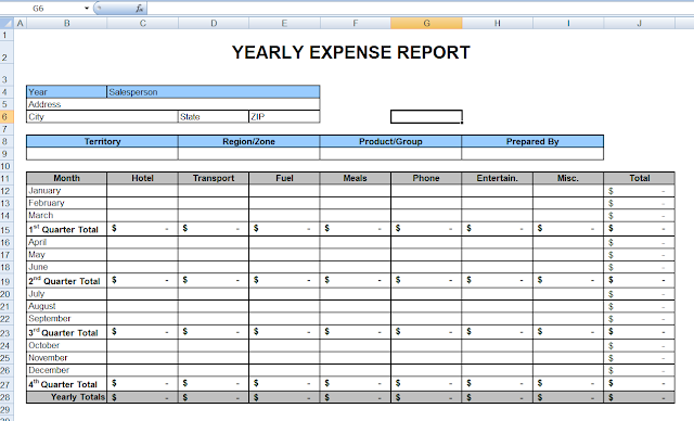 Expense Statement_Yearly