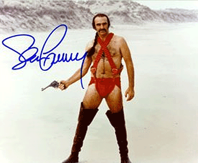 By one assessment Sean Connery's costume in ZARDOZ was deemed one of the