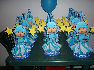 Pocoyo Decoration for Children Parties, centerpieces