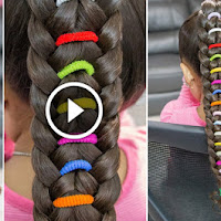 Learn, How To Create Rainbow Braid Hairstyle, See Tutorial