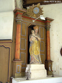 CLEREY-LA-COTE (88) - L'église paroissiale Saint-Matthieu - Vierge à l'Enfant