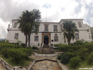 Museu de mineralogia em Ouro Preto/MG.