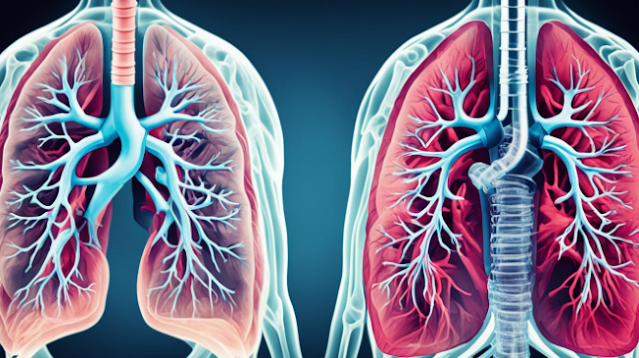 تضيق الهواء في الرئتين (airway narrowing in lungs)