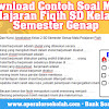 Download Pola Soal Mata Pelajaran Fiqih Sd Kelas 2 Semester Genap