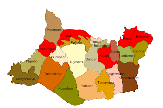 Cara Membuat Peta "Lokasi Rawan Banjir di Kabupaten Bojonegoro" Dengan Menggunakan ARC VIEW GIS 3.3
