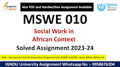 Mswe 010 solved assignment 2023 24 ignou; Mswe 010 solved assignment 2023 24 download