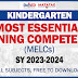 KG - MOST ESSENTIAL LEARNING COMPETENCIES (MELCs) SY 2023-2024