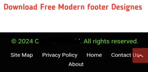 Downlaod Free Modern Footer Designes.