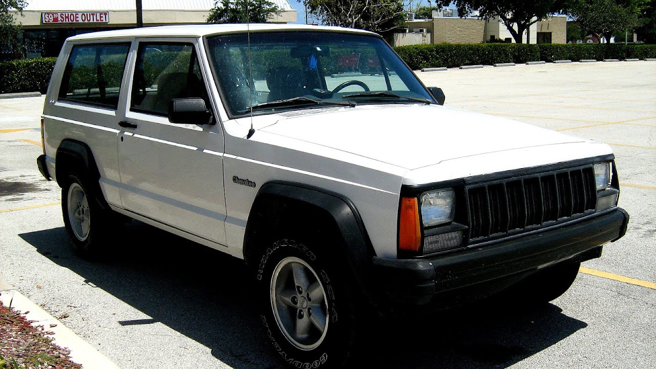 White Two Door Jeep