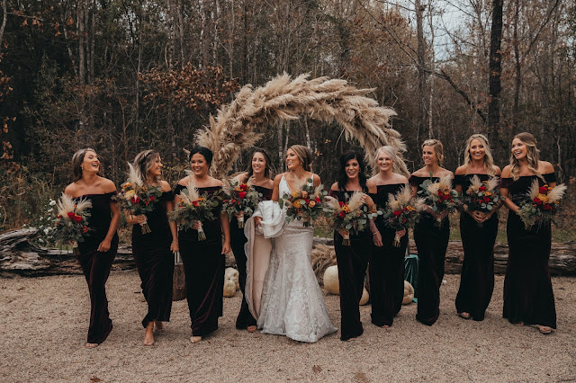 Junkin Wedding Bride and Bridesmaids