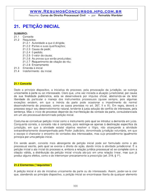 APOSTILA DIREITO PROCESSUAL CIVIL PDF