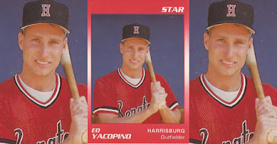 Ed Yacopino 1990 Harrisburg Senators card