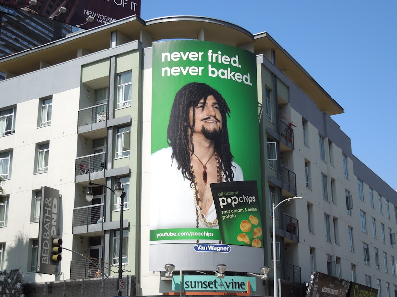 Hippie Nigel Popchips billboard