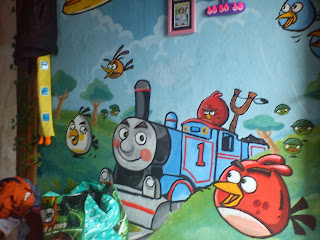 mural di rumah