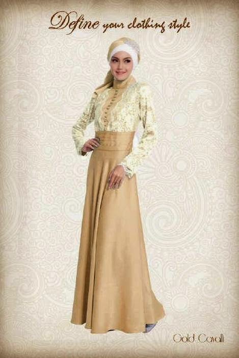 Model Dress Kebaya Muslim Modern Terbaru, Desain Terbaik