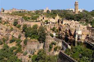 A view of Chittorgarh Fort