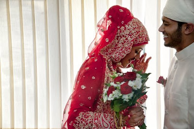 Red Hijab Wedding  5