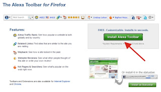 Panduan Cara Pasang Alexa Toolbar di Firefox