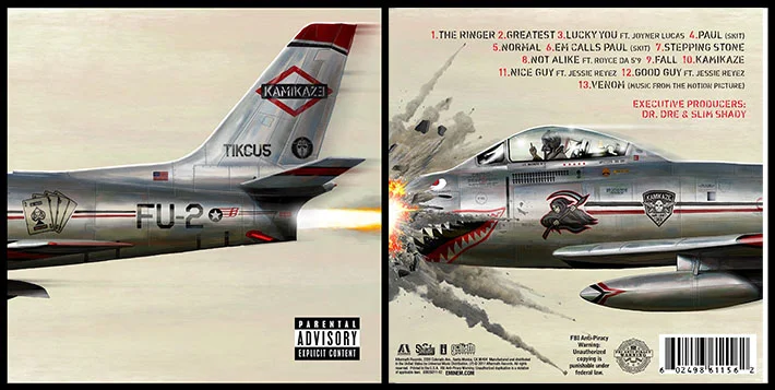 Cover Album Eminem - Kamikaze
