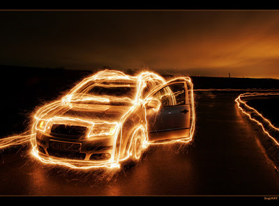 Awesome Light Painting Photography by Unknown