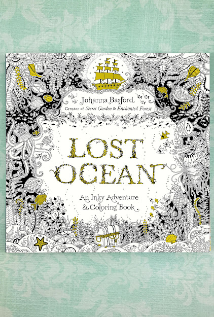  Lost Ocean Adult Coloring Book 