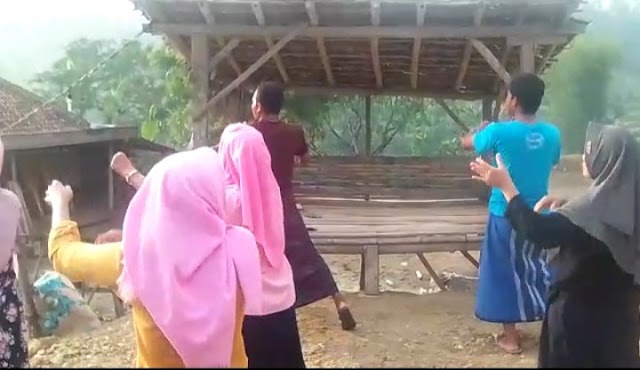AJAK HIDUP SEHAT,MAHASISWA KKN 03 STAMIDIYA GELAR SENAM PAGI