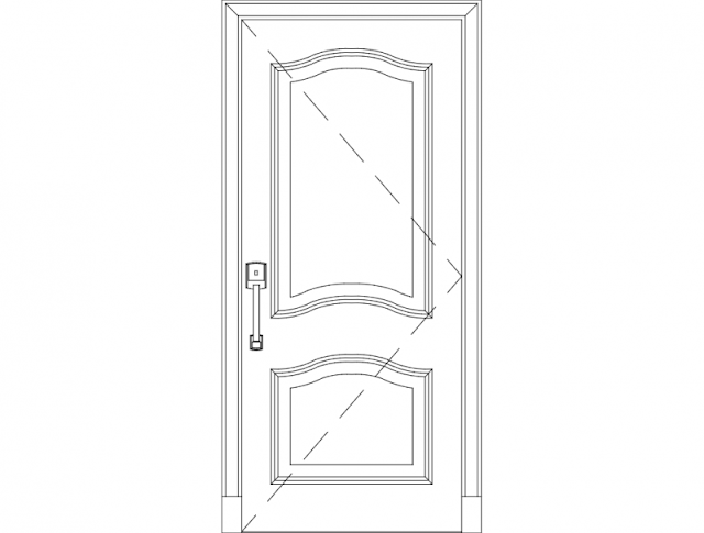 door dxf file