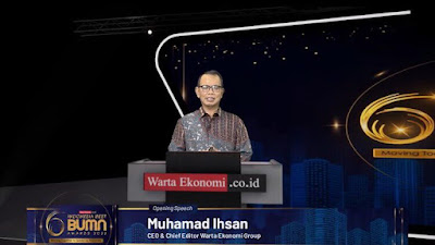 Andil Penting pada Pertumbuhan Ekonomi RI, Warta Ekonomi Beri Penghargaan Best BUMN Awards 2022