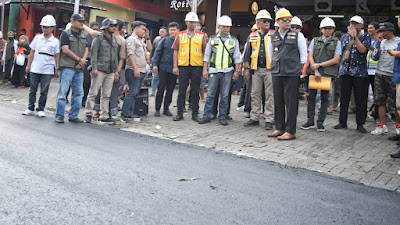 Kelancaran dan Keselamatan Lalin Arus Mudik Lebaran 2023,  Syamsul Bachri : Apresiasi Perbaikan Jalan di WIlayah Cirebon