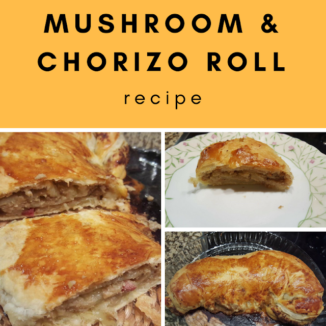 Mushroom and chorizo roll recipe