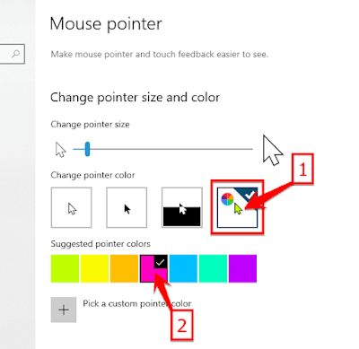 Cara Ubah Warna Mouse Pointer Windows