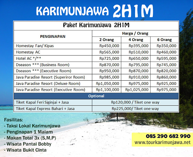 Brosur harga karimunjawa