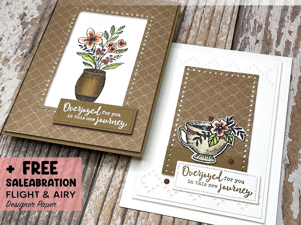 Crafting Bliss: Elevate Your Projects with Stampin Up's Everyday Details Bundle and Flight and Airy DSP!