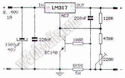 Ni-Cd Battery Charger Circuit with LM317