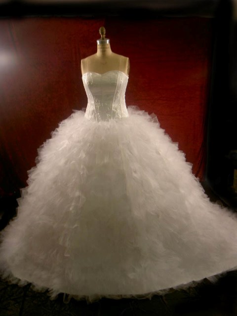 big white wedding dresses