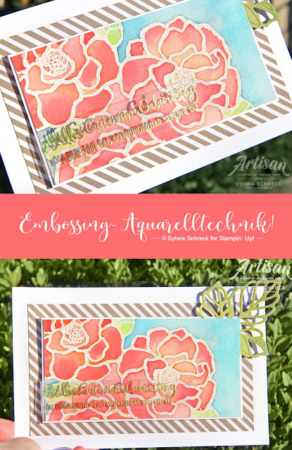 Stampin Up-Aquarelltechnik 