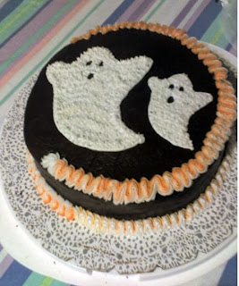 Tortas de Halloween con Fantasmas