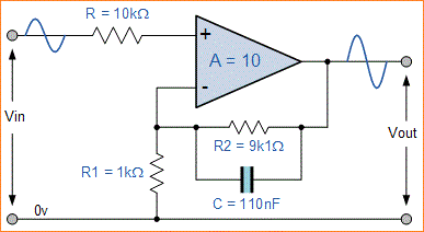 Low Pass Filter (LPF) - Filter Aktif