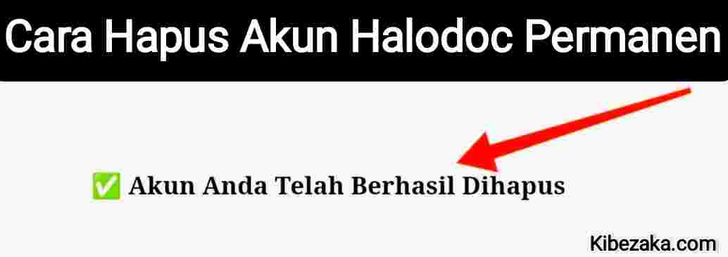 cara hapus akun halodoc permanen