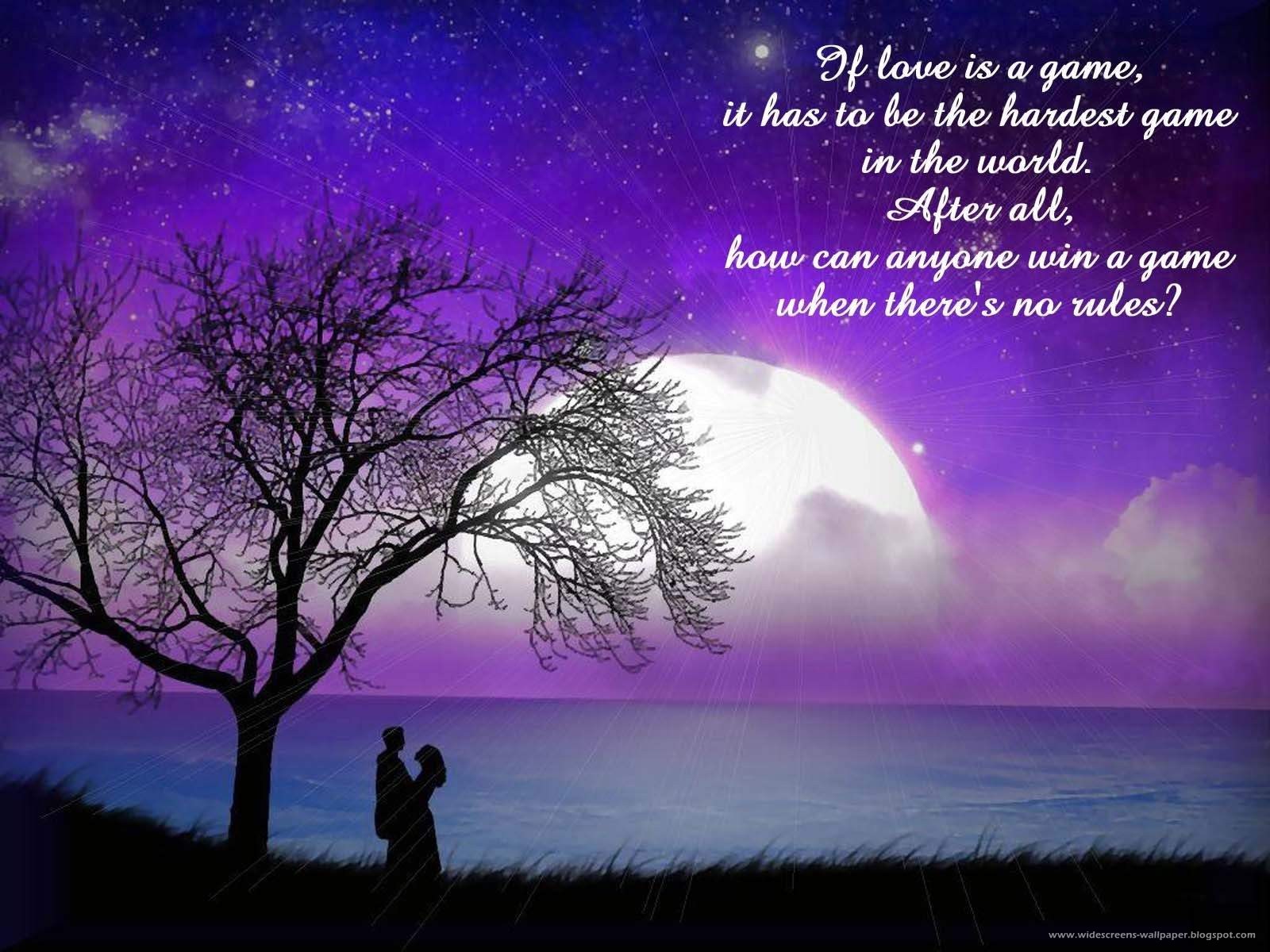 New Romantic Love Words And Quotations Wallpapers