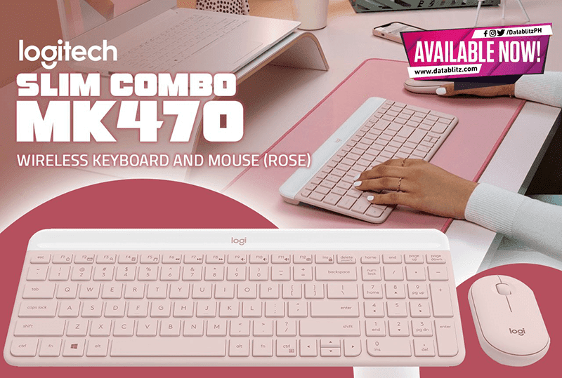 Logitech Slim Combo MK470 Wireless Keyboard and Mouse