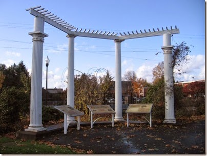 IMG_4263 Oregon State Capitol Columns at the Mission Mill Museum in Salem, Oregon on November 11, 2006