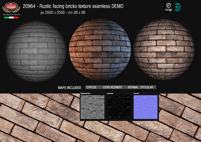  We remind you lot that all of our textures tin move used alongside  New amazing Facing bricks textures seamless together with maps 