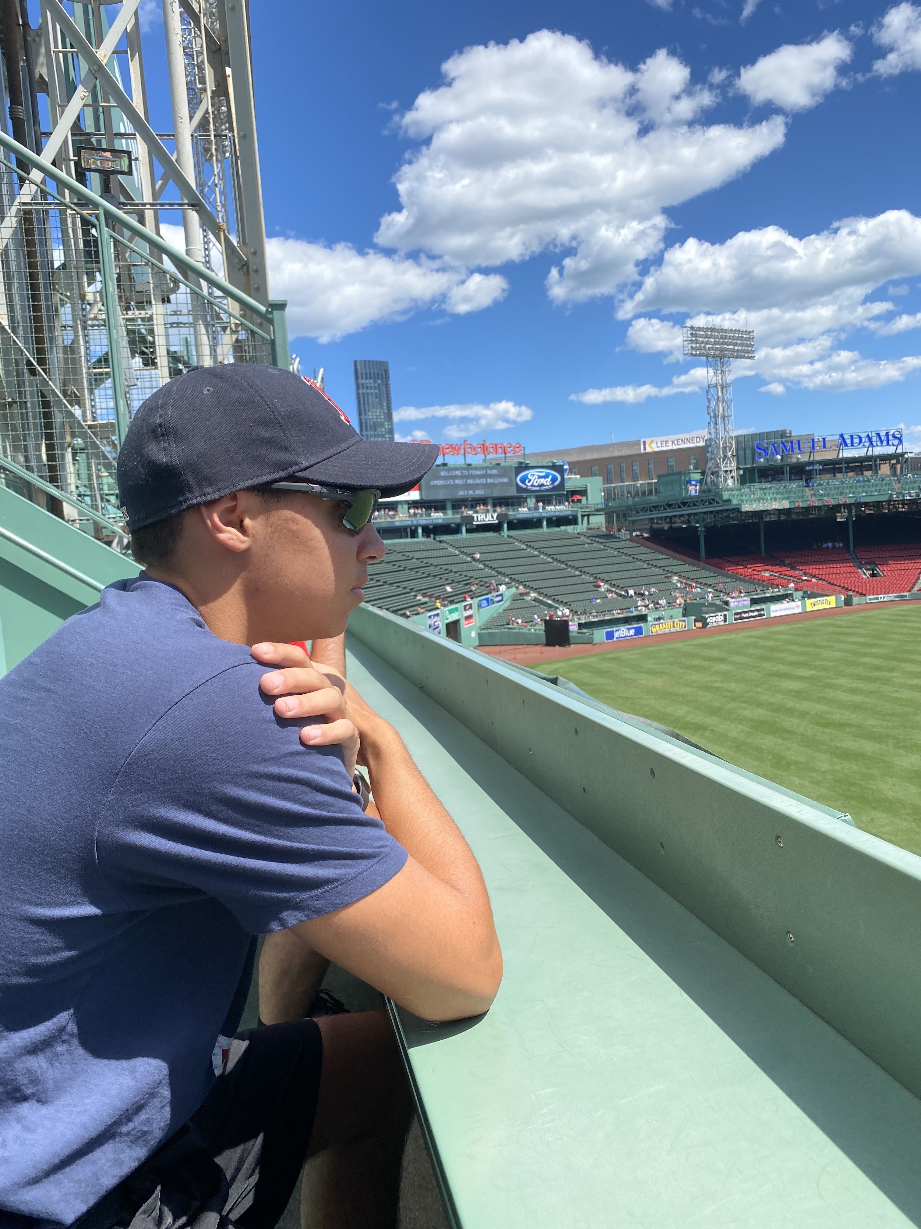 Evan and Lauren's Cool Blog: Family Fun at a Red Sox Game