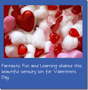 Valentines day Sensory Bin