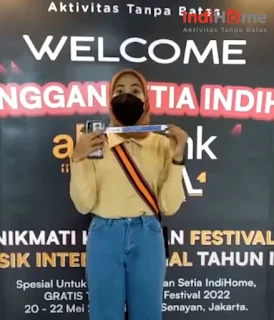 Indihome bagi tiket gratis di Allo Bank Festival 2022