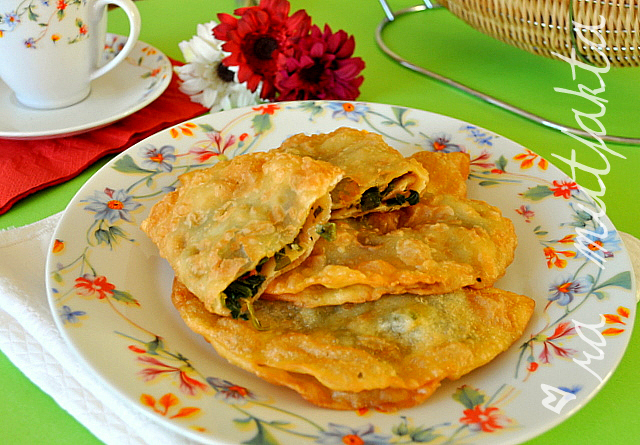 ispanakli tavuklu borek 1